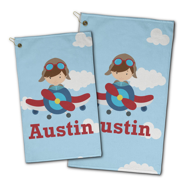 Airplane & Pilot Golf Towel - PARENT (small and large)