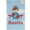 Airplane & Pilot Golf Towel (Personalized) - APPROVAL (Small Full Print)