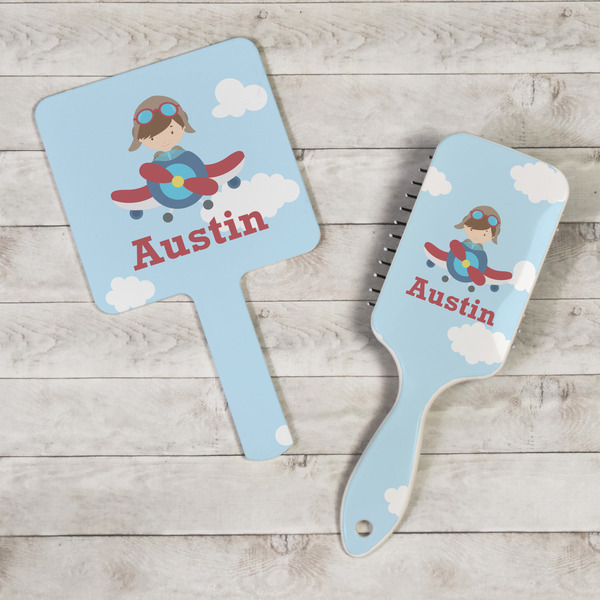 Airplane & Pilot Hand Mirrors - In Context