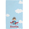 Airplane & Pilot Hand Towel (Personalized)