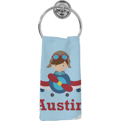 Airplane & Pilot Hand Towel - Full Print (Personalized)