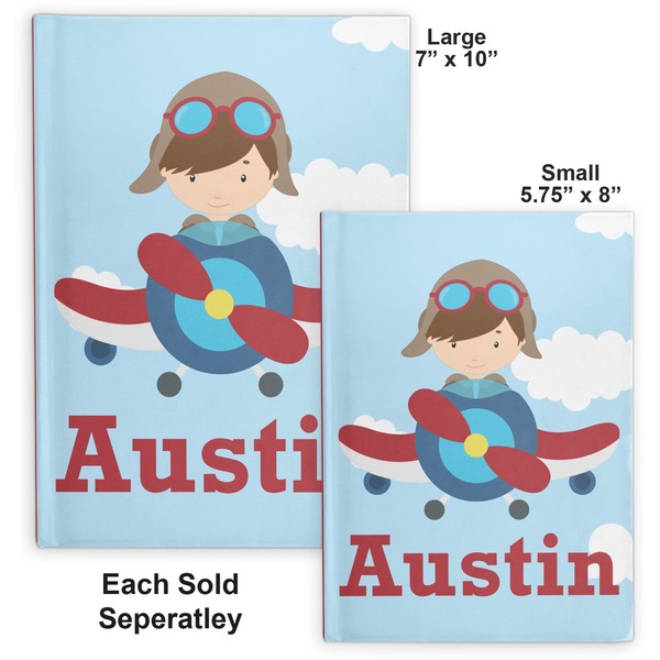 Airplane & Pilot Hard Cover Journal - Compare