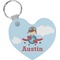 Airplane & Pilot Heart Keychain (Personalized)