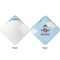 Airplane & Pilot Hooded Baby Towel- Approval