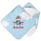 Airplane & Pilot Hooded Baby Towel (Personalized)