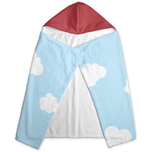 Airplane & Pilot Hooded Towel - Folded