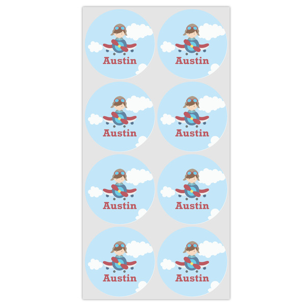 Airplane & Pilot Icing Circle - Medium - Set of 8
