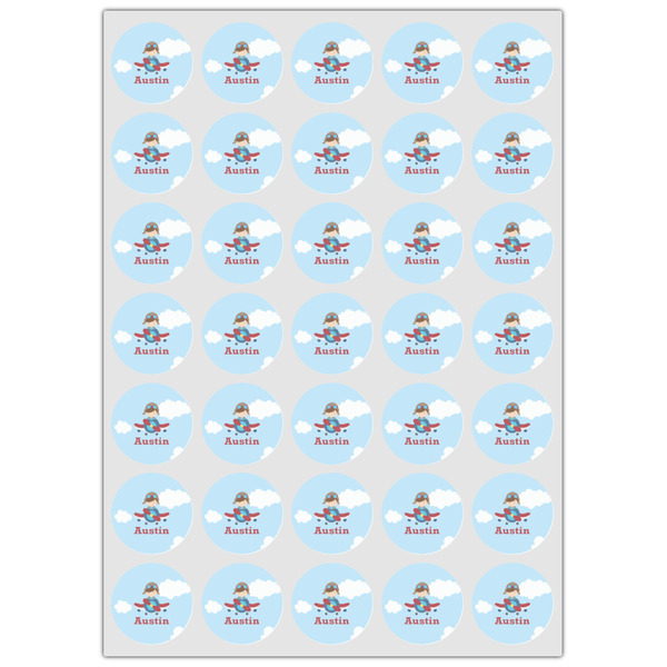 Airplane & Pilot Icing Circle - XSmall - Set of 35