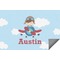 Airplane & Pilot Indoor / Outdoor Rug (Personalized)