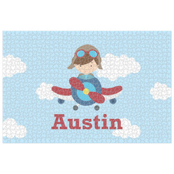 Airplane & Pilot Jigsaw Puzzle - 1000-piece (Personalized)