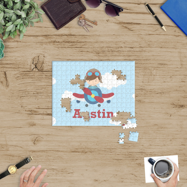 Airplane & Pilot Jigsaw Puzzle 252 Piece - In Context