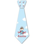 Airplane & Pilot Iron On Tie (Personalized)