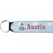 Airplane & Pilot Neoprene Keychain Fob (Personalized)