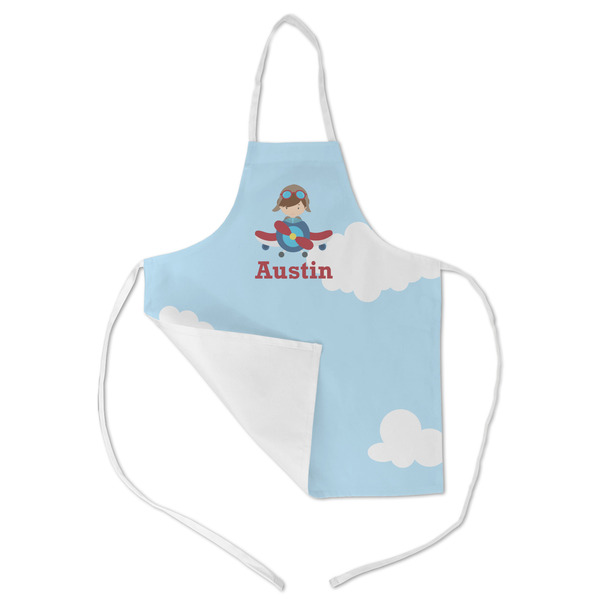Airplane & Pilot Kid's Aprons - Medium - Main (med/lrg)