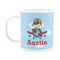 Airplane & Pilot Plastic Kids Mug (Personalized)