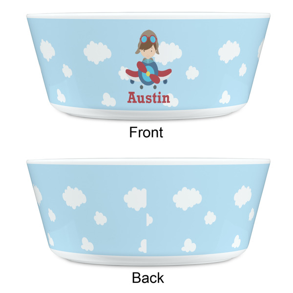Airplane & Pilot Kids Bowls - APPROVAL