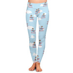 Airplane & Pilot Ladies Leggings - Extra Small (Personalized)