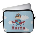 Airplane & Pilot Laptop Sleeve / Case - 13" (Personalized)