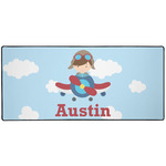 Airplane & Pilot 3XL Gaming Mouse Pad - 35" x 16" (Personalized)