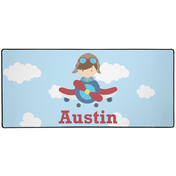 Custom Airplane & Pilot Gaming Mouse Pad (Personalized)