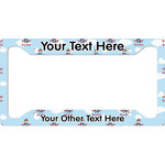 Airplane & Pilot License Plate Frame (Personalized)