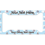 Airplane & Pilot License Plate Frame - Style A (Personalized)