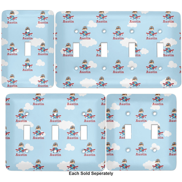 Airplane & Pilot Light Switch Covers all sizes