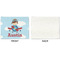 Airplane & Pilot Linen Placemat - APPROVAL Single (single sided)