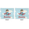 Airplane & Pilot Linen Placemat - APPROVAL (double sided)