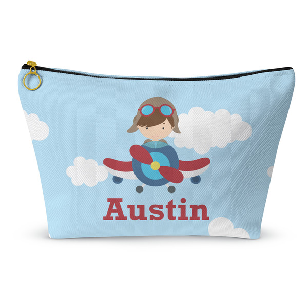 Custom Airplane & Pilot Makeup Bag (Personalized)