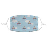 Airplane & Pilot Adult Cloth Face Mask (Personalized)