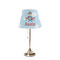 Airplane & Pilot Poly Film Empire Lampshade - On Stand