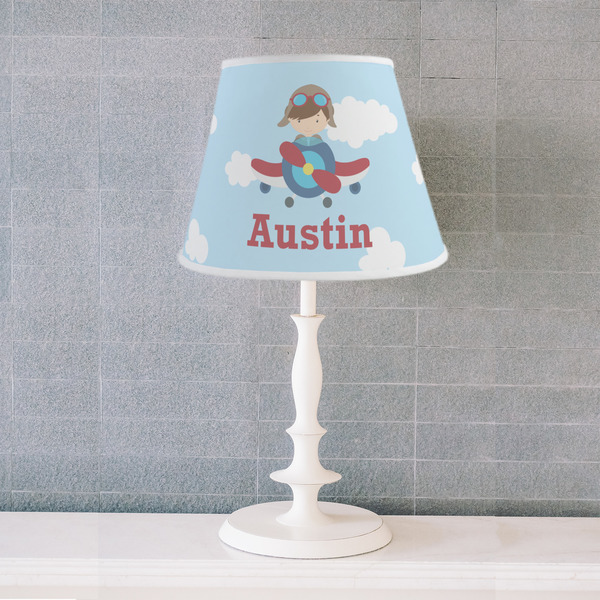 Airplane & Pilot Poly Film Empire Lampshade - Lifestyle