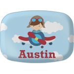 Airplane & Pilot Melamine Platter (Personalized)