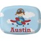 Airplane & Pilot Melamine Platter (Personalized)