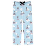 Airplane & Pilot Mens Pajama Pants - XS (Personalized)
