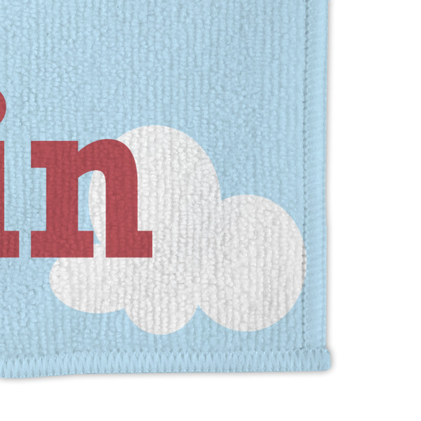 Airplane & Pilot Microfiber Dish Rag - DETAIL