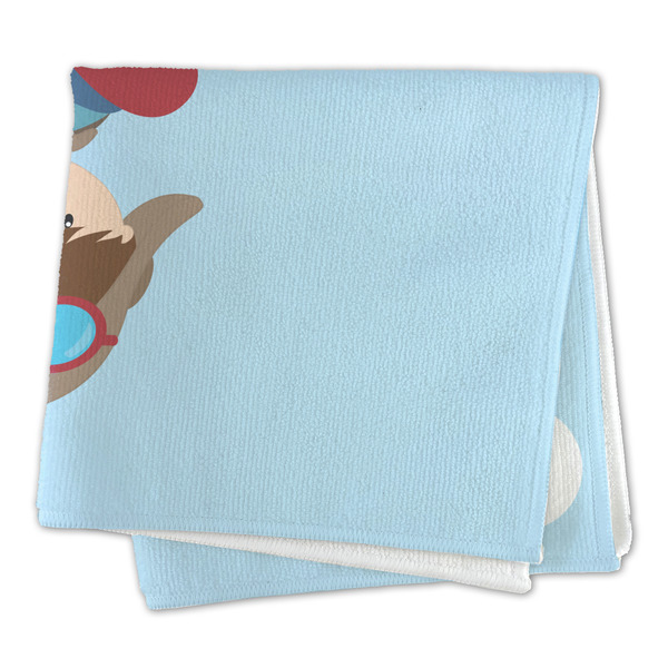 Airplane & Pilot Microfiber Dish Rag - FOLDED (square)