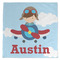 Airplane & Pilot Microfiber Dish Towel (Personalized)