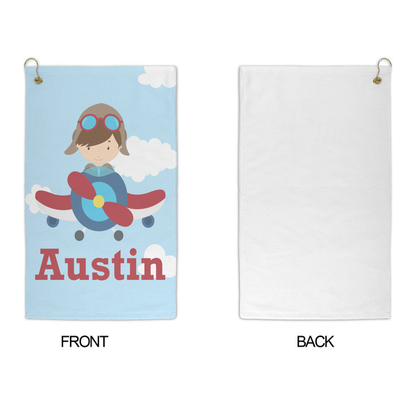 Airplane & Pilot Microfiber Golf Towels - APPROVAL