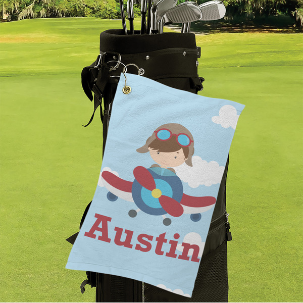 Airplane & Pilot Microfiber Golf Towels - LIFESTYLE