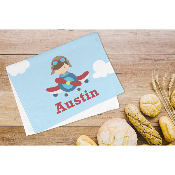 Airplane & Pilot Microfiber Kitchen Towel - LIFESTYLE