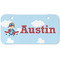 Airplane & Pilot Mini/Bicycle License Plate (2 Holes) (Personalized)