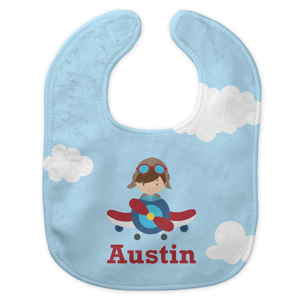 Airplane & Pilot New Bib Flat Approval