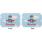 Airplane & Pilot Octagon Placemat - Double Print Front and Back