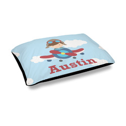 Airplane & Pilot Outdoor Dog Bed - Medium (Personalized)