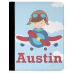 Airplane & Pilot Padfolio Clipboard - Large (Personalized)