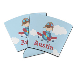 Airplane & Pilot Party Cup Sleeve (Personalized)
