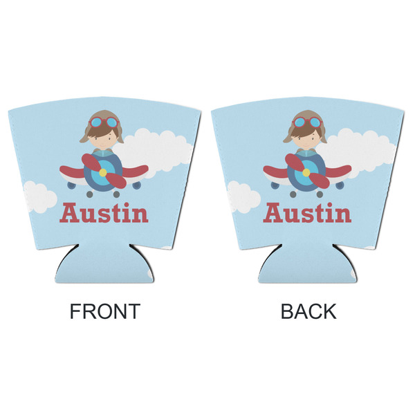 Airplane & Pilot Party Cup Sleeves - with bottom - APPROVAL