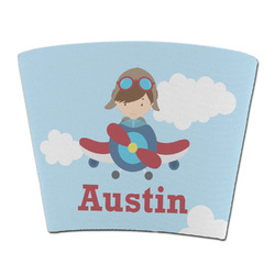 Airplane & Pilot Party Cup Sleeve - without bottom (Personalized)